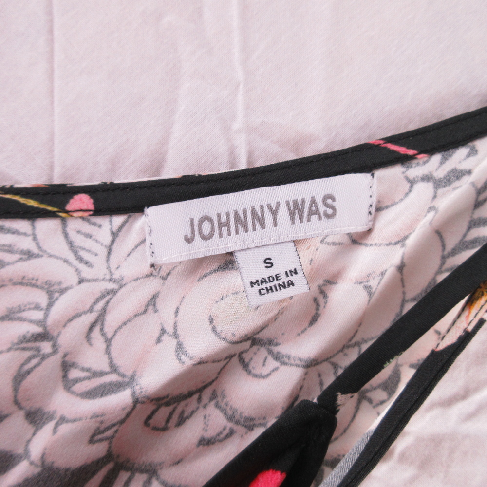 Johnny Was Chrysanthemum Print Slip Dress Size S refined elevated artisan - Picture 5 of 12